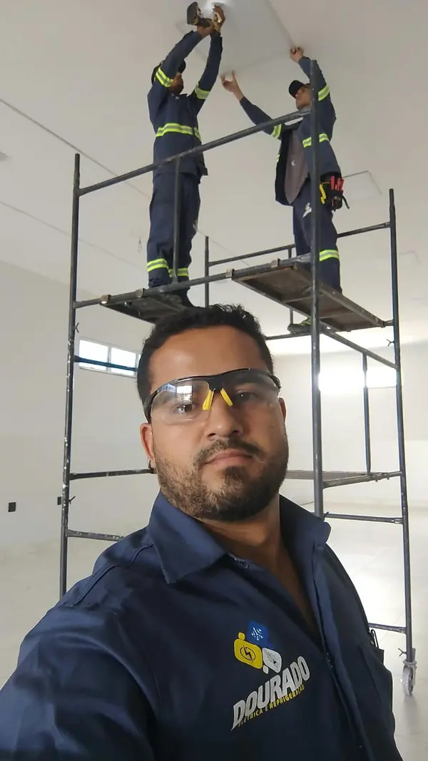 Equipe em obra